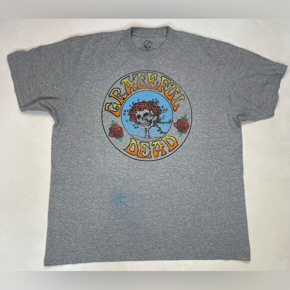 Grateful Dead Other - Grateful Dead Graphic T-shirt Men XXL Big Gray Short Sleeve Music